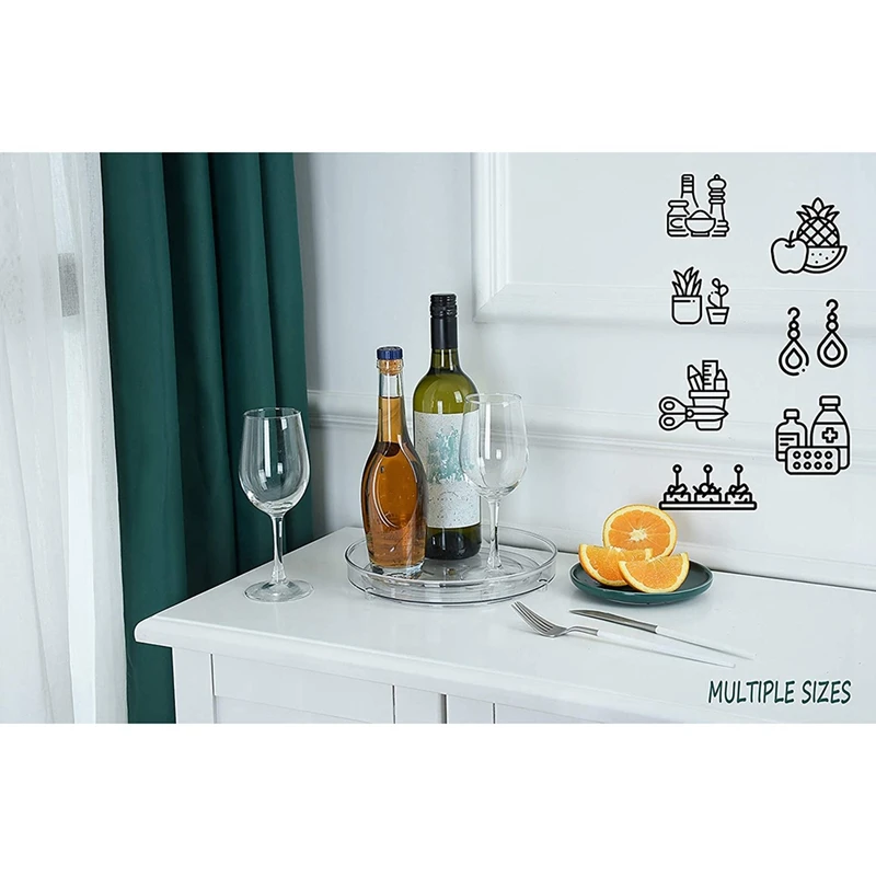 Органайзер для кухонного шкафа Lazy Susan кухонный проигрыватель прозрачные корзины