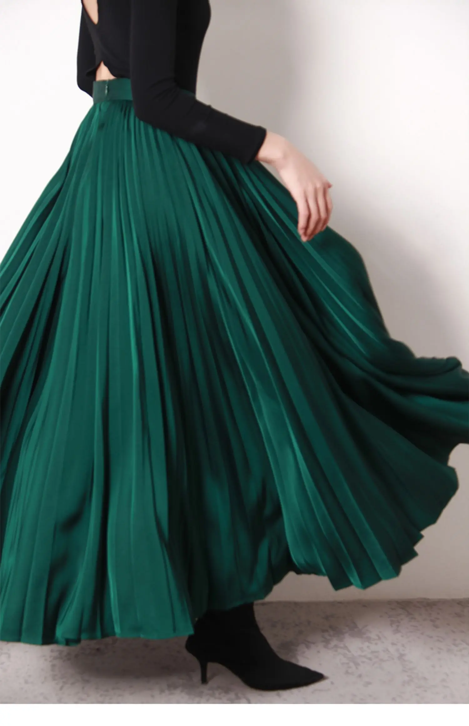 Женская Жаккардовая юбка с завышенной талией, демисезонная дизайнерская трапециевидная юбка с цветочным принтом, TB039