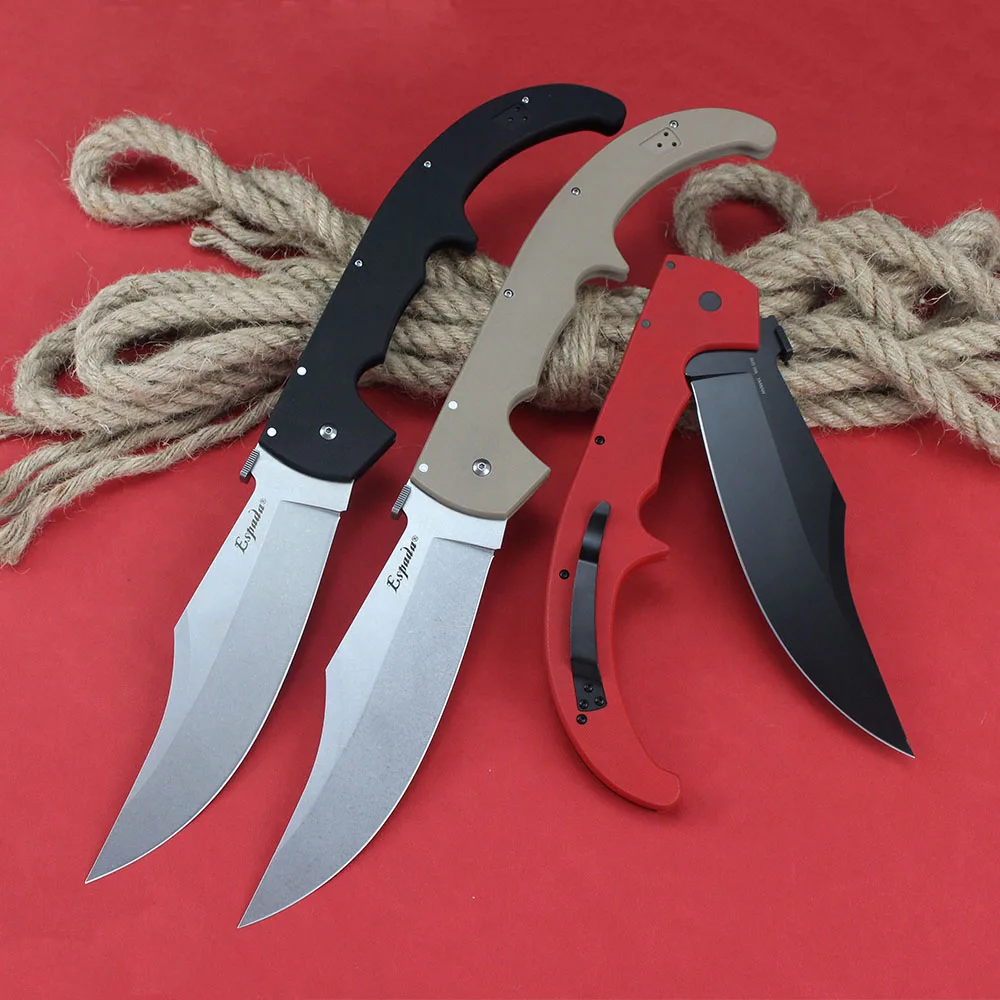 Espada L/XL холодный складной тактический нож AUS10A стальные большие уличные военные