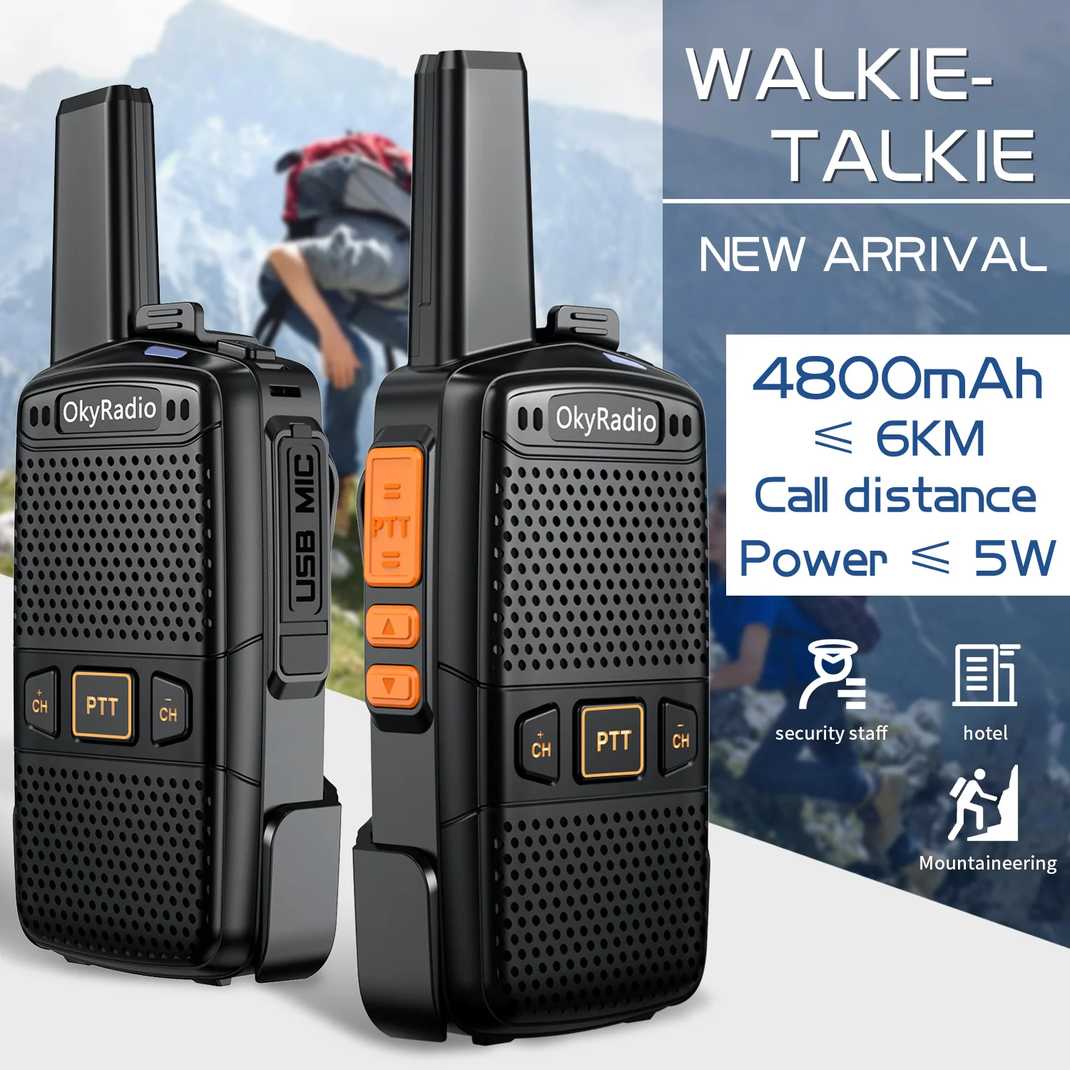 

2022 UV-9R Pro Водонепроницаемая IP68 рация высокой мощности CB Ham 30 50 км обновление дальнего радиуса действия UV9R плюс двухсторонняя рация для отеля