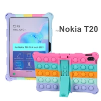 soft silicon case for nokia t20 t 20 case 2021 stand protect shell for nokia t20 10 4 inch 2021 tablet cover