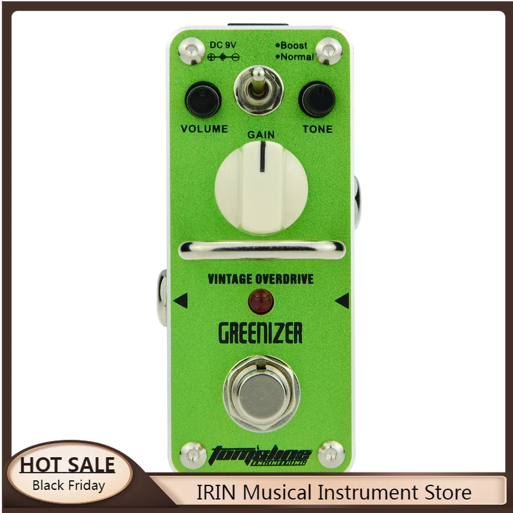 

AROMA AGR-3 GREENIZER Guitar Effect Pedal Vintage Overdrive Mini Analogue Effect True Bypass Guitar Parts & Accessories