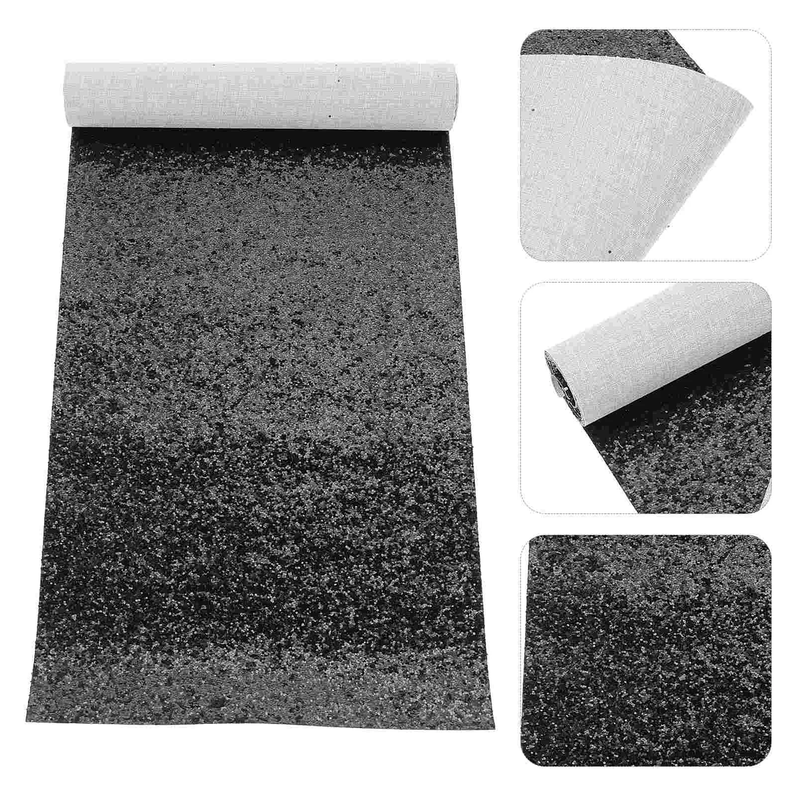 

1 Sheet Glitter Sheet Sequins Faux Leather Sheet for Earrings Bows Making