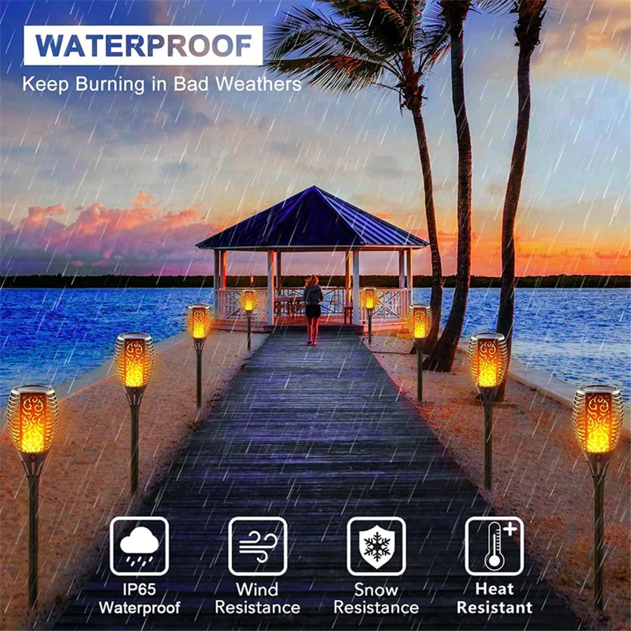 Светодиодный уличный фонарь на солнечной батарее водонепроницаемый садовый