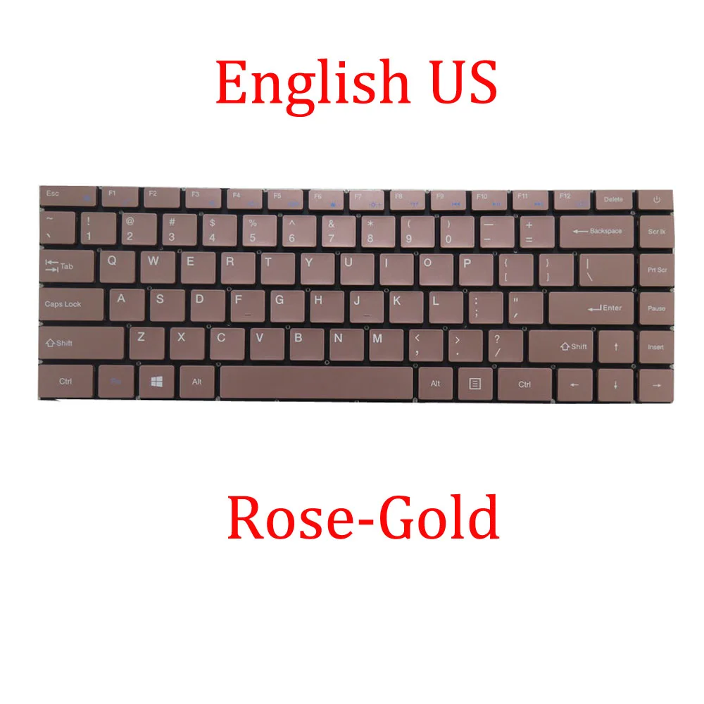 Розовая розово-золотая черная клавиатура с подсветкой для ноутбука IPASON Storm Dragon P3