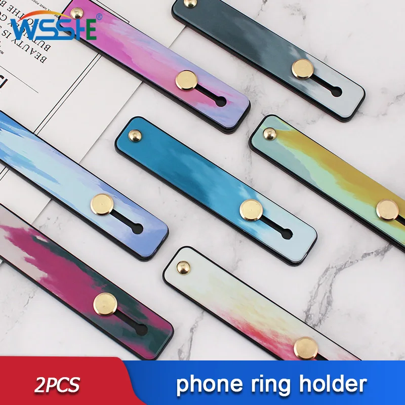 

2pcs phone ring grip Foldable Stand for Cellphone Silicone Desk Mount Holder For iphone 13 12 pro samsung smartphone Bracket