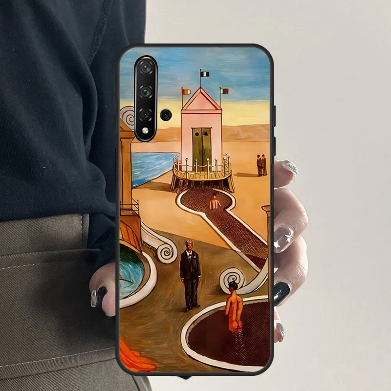 Чехол Rene Magritte Art для Huawei Nova 12i 12s 7i 8i 11i 9 10 SE Y91 Y90 Y60 Y70 Y72 Y61 P30 P40 Lite P60 Pro