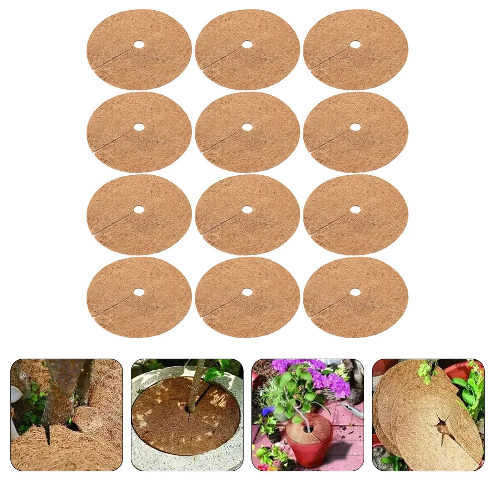 

Tree Mulch Ring Mat Fiber Coir Mats Protector Fibers Cover Rings Flowerpot Trunk Barrier Protection Flower Pot Garden Liner