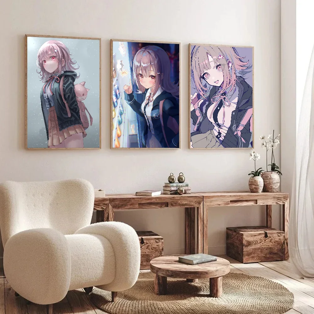 Nanami Chiaki Super Danganronpa 2 Японское Аниме Постер Наклейка