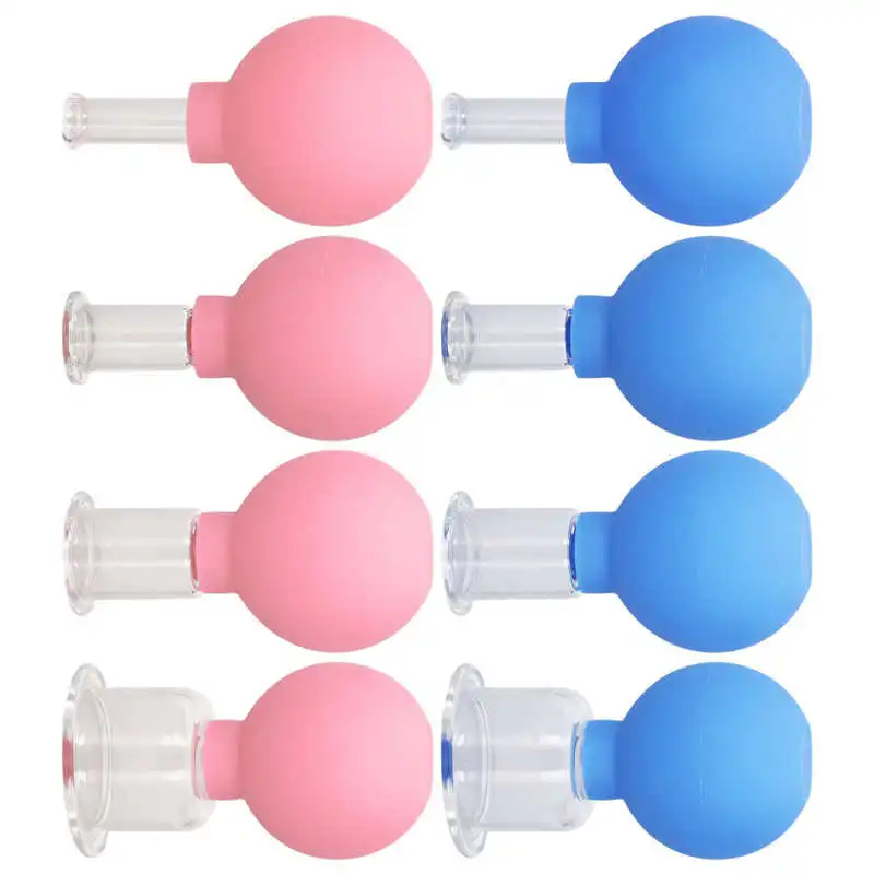 

Vacuum Cupping Facial Cupping Glass and Silicone Stress Relief for Beauty Care