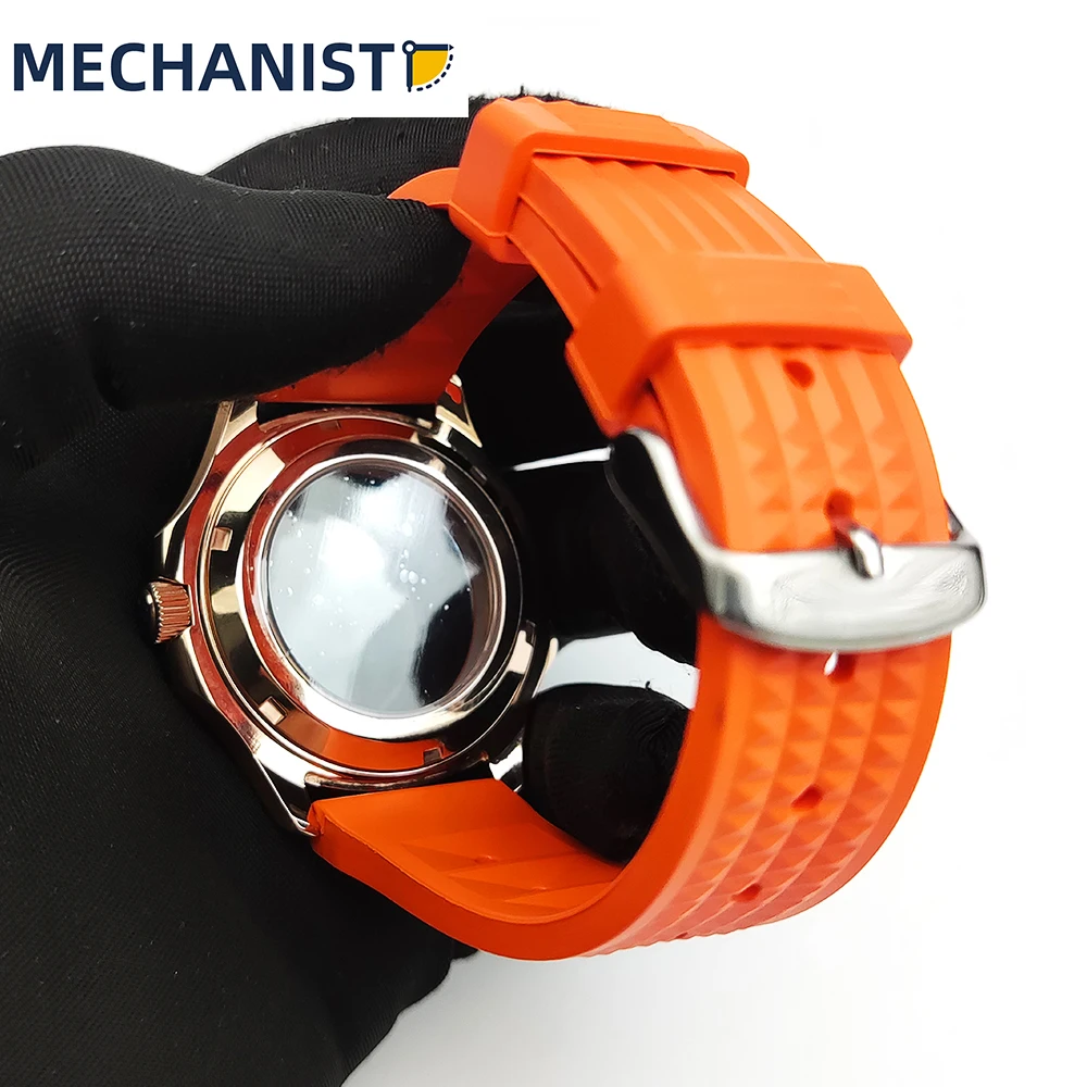 Machinist-40mm Elegant Men's Watch Accessories Rose Gold Case NH35/36/4R calibre sapphire crystal waterproof screw crown enlarge