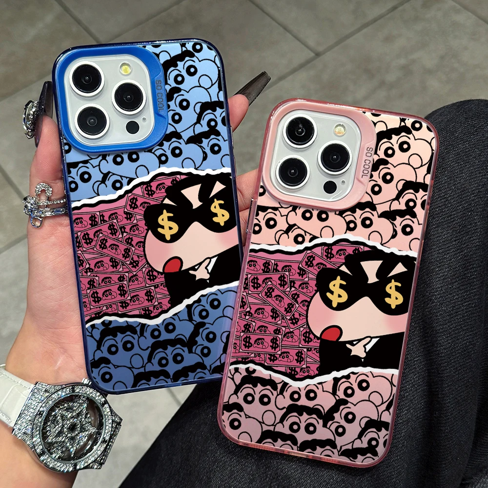 C-Crayons Cartoon Shin-chans Phone Case for Samsung Galaxy A55 A54 A53 A52 A51 A50 A35 A34 A33 A30 A25 A23 A22 A16 4G 5G Cover