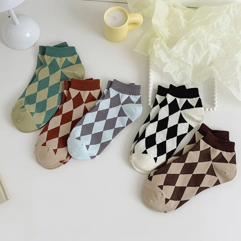 Весенние женские дизайнерские носки в стиле Харадзюку для женщин хлопковые с