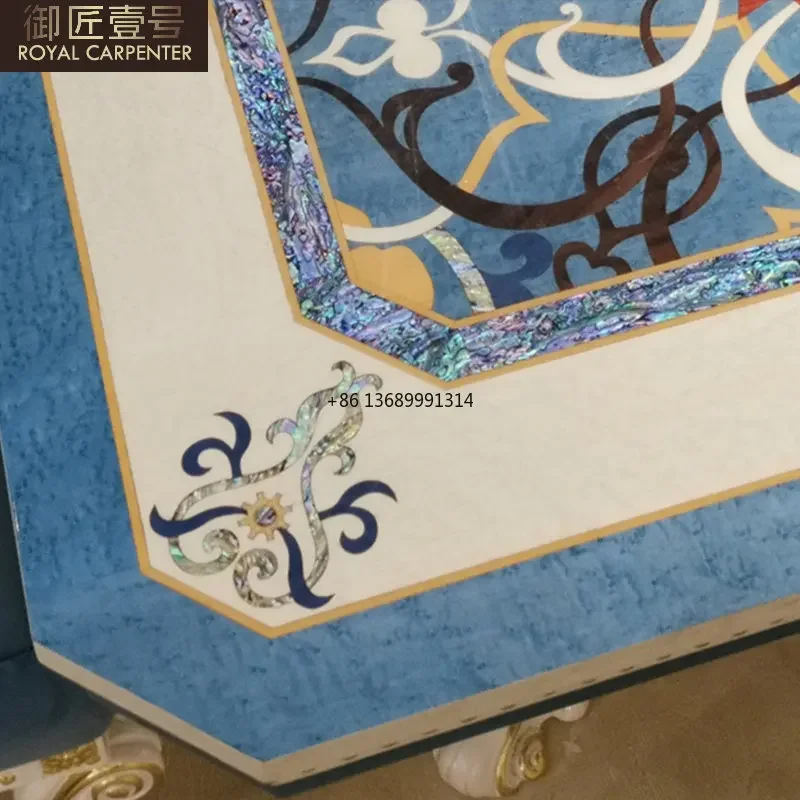 Европейский обеденный стол и стул комбинированный французский Прямоугольный