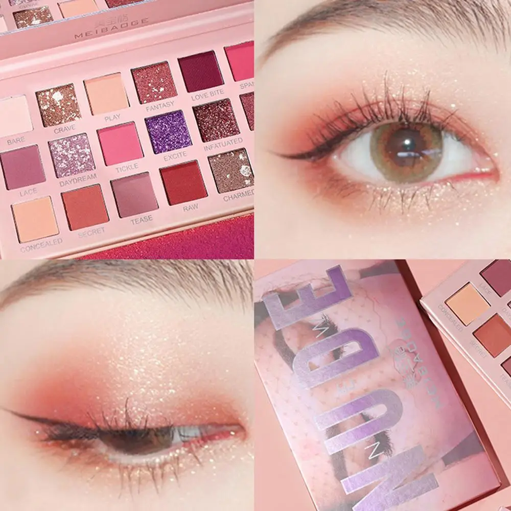 

18 Colors Shinny Eyeshadow Palette Matte Shimmer Eye Shadow Waterproof Glitter Eye Cosmetics New Makeup Beauty Product