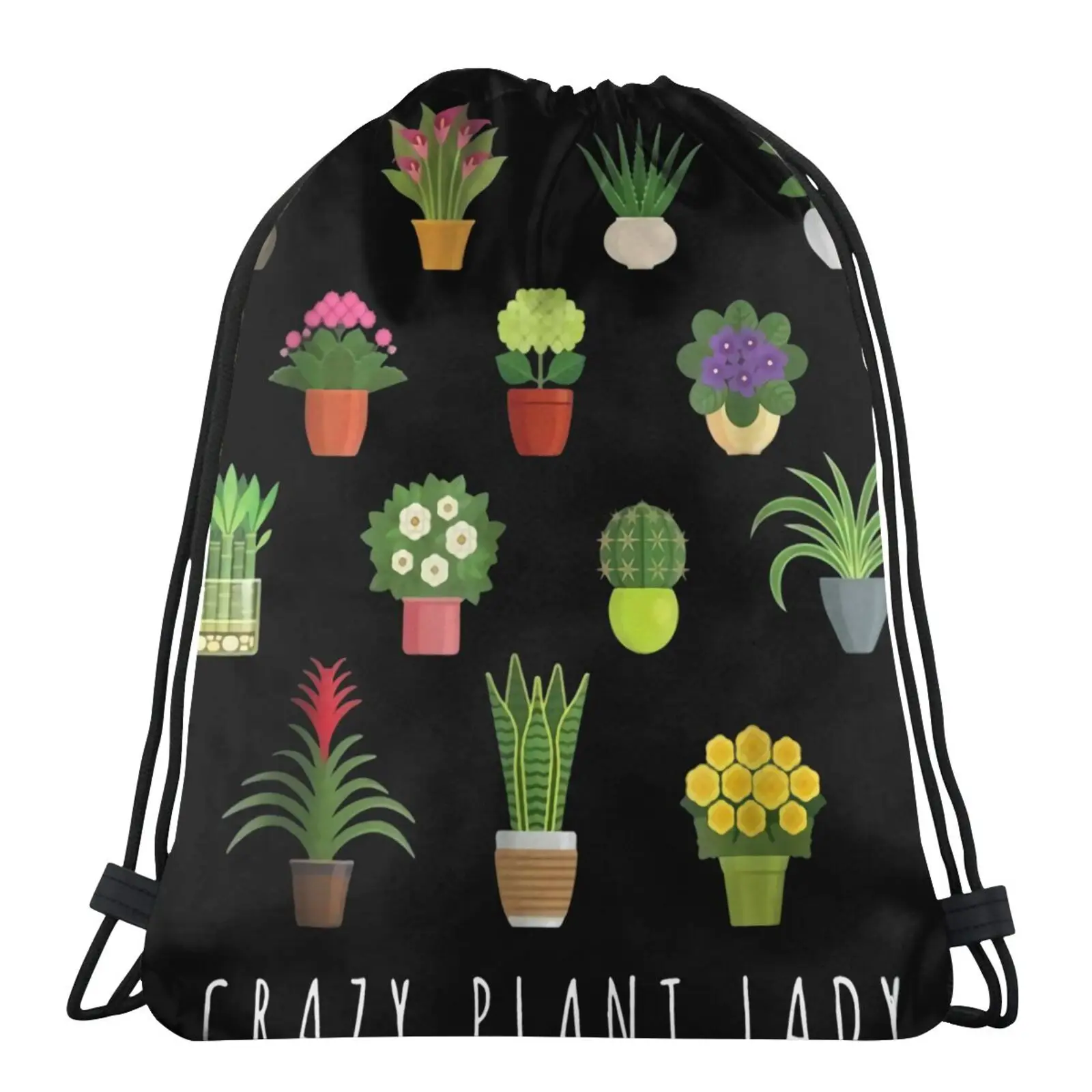 

Crazy Plant Lady Plant Lover Mothers Bag Drawing Bags Skull Bag Gothic Shoes Children Bag Shoe Bag Canvas Bags Drawstring Bags