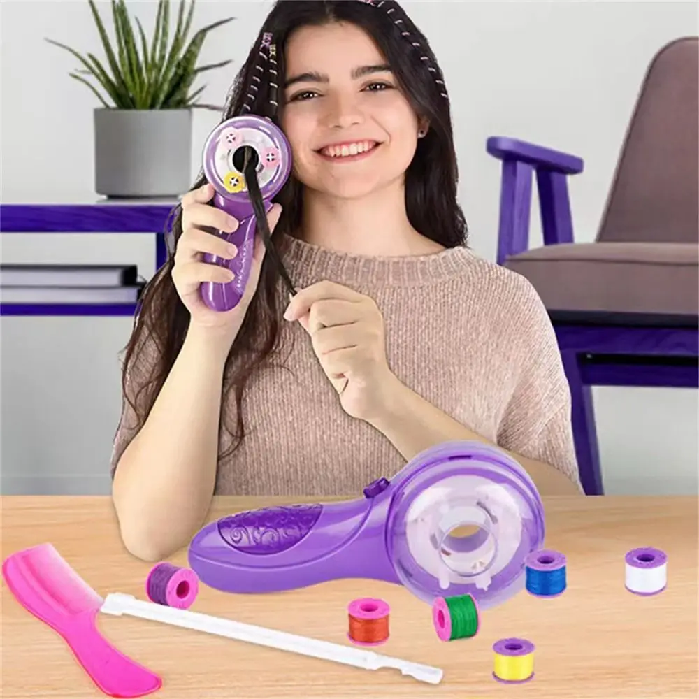 

Tool Electric Hairstyle Tools Hair Braiding Machine Twist Braider Machine Automatic Hair Braider Hair Braid Weave Toys