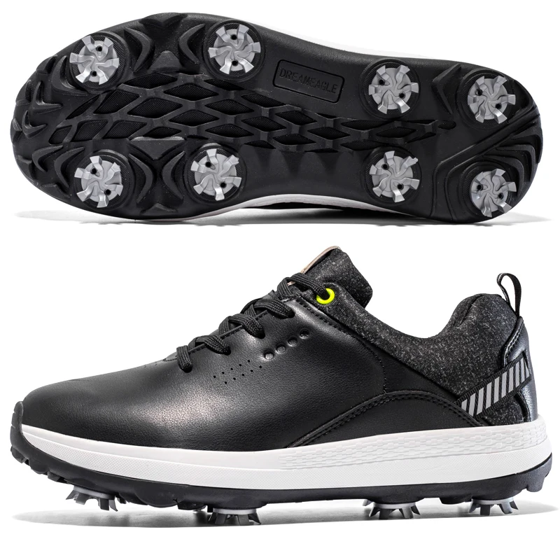 

Professional Spikes Golf Shoes Men Comfortable Golf Sneakers Luxury Athletic Shoes for Golfers Anti Slip Walking Sneakers