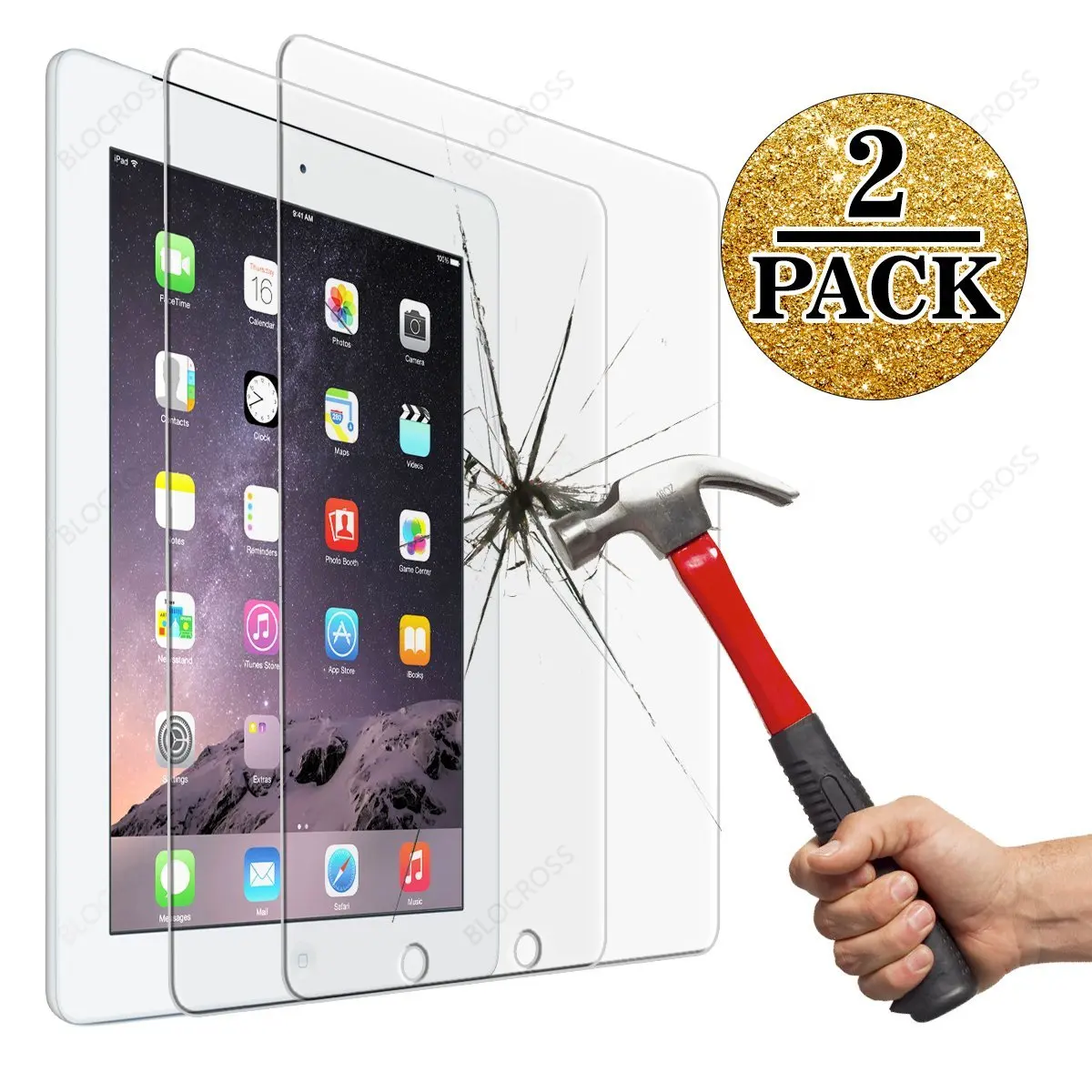 2pcs/lot Tempered Glass For Apple iPad 10.2 9th/8th/7th Generation 2021 2020 2019 A2197 A2200 A2198 A2232 A2602 Screen Protector