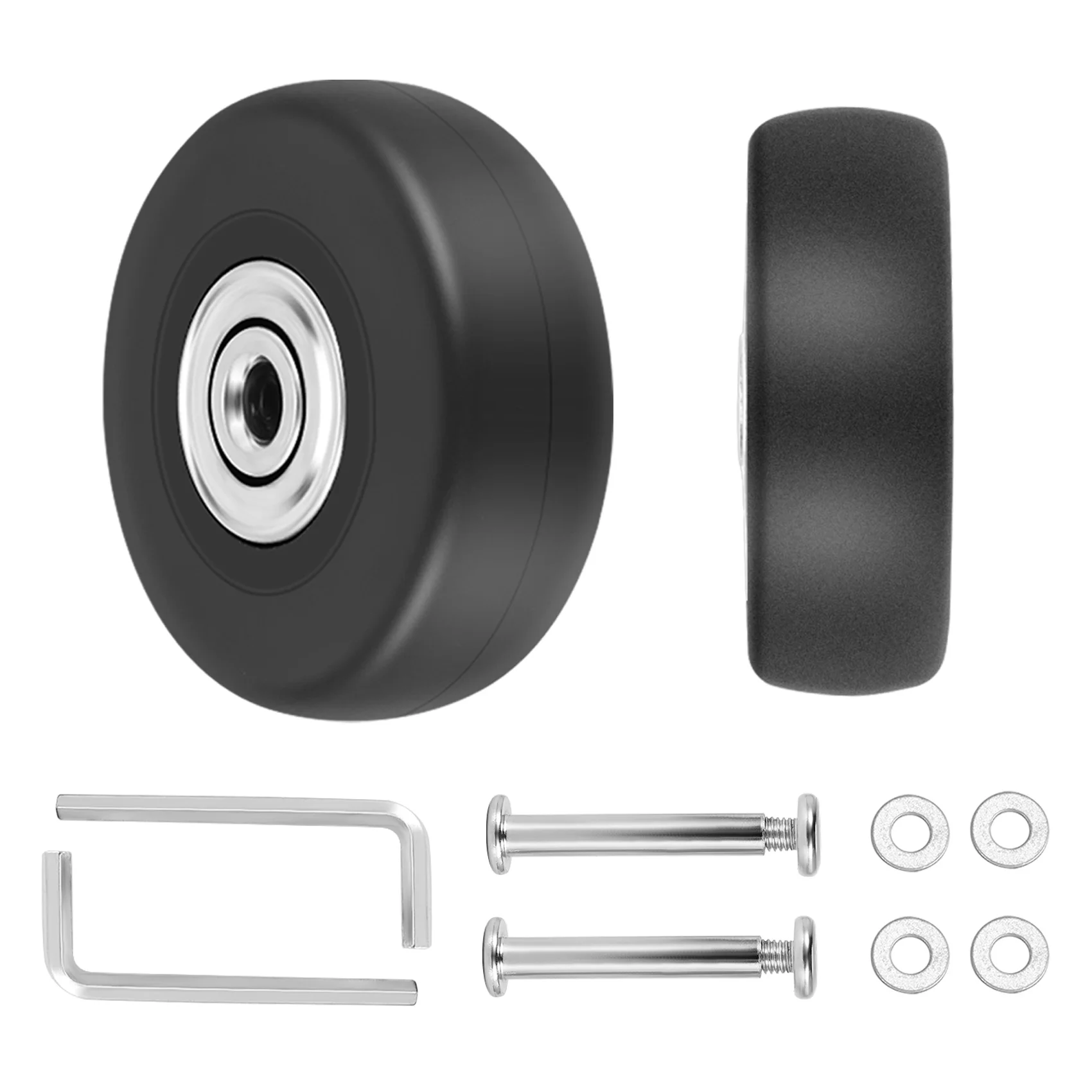 2 комплекта запасных колес для багажного чемодана оси роскошный инструмент