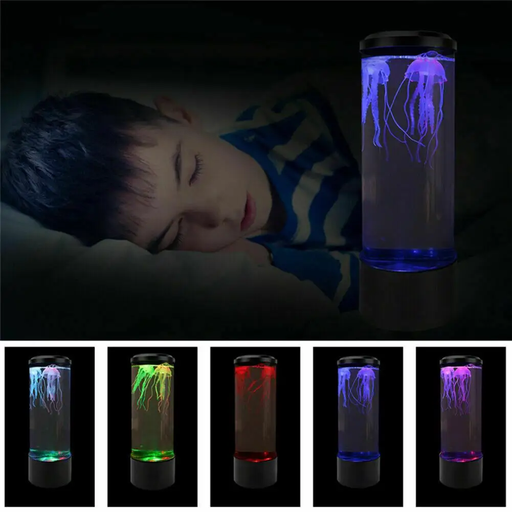 

Fantasy LED Jellyfish Lamp Usb Color Changing Atmosphere Night Light Home Decoration Lights Aquarium Birthday Gift for Kids