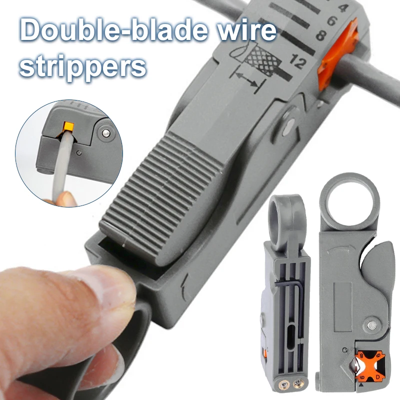 

Multi-functional Tools Stripper Electric Wire Pliers Cutter Knife Cable Pocket Pliers Coaxial Stripping Mini Striper Portable