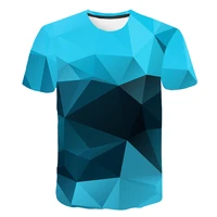 2022summer 3d print men t shirt with geometric graphic t shirts casual interesting creative pattern short sleeve t shirts tops