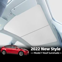 for tesla model y 2022 auto curtains for car parasol side windows sun visor windshield front rear sunroof glass roof sunshade