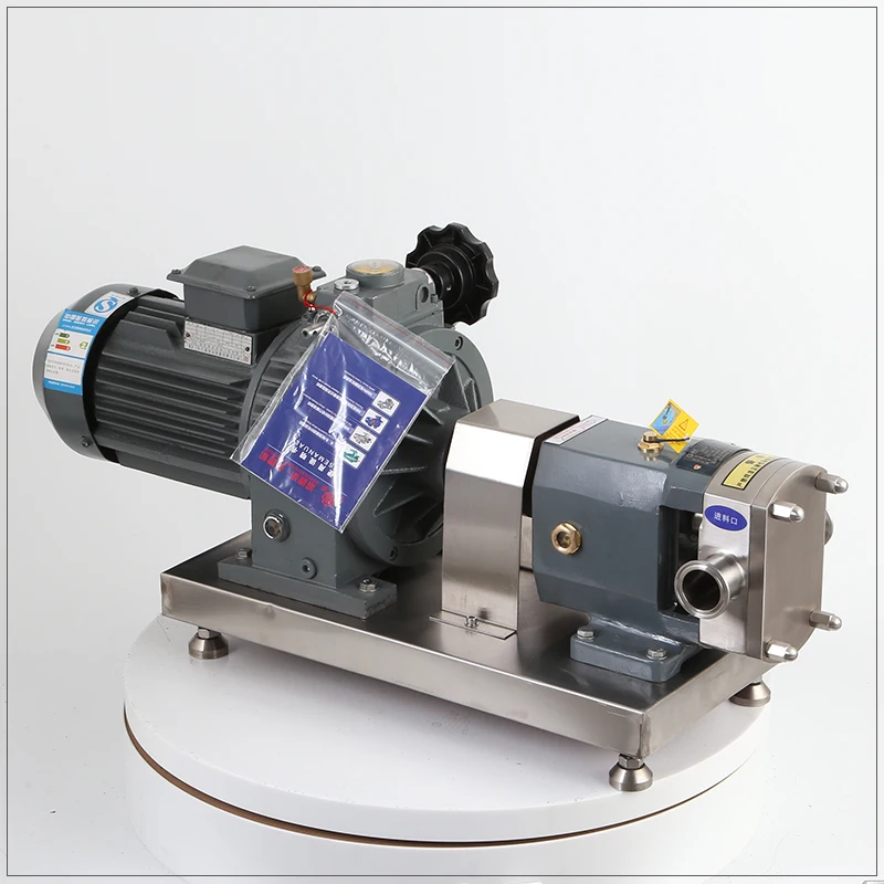 Роторный насос высокой вязкости сироп медовый перекачивающий санитарная