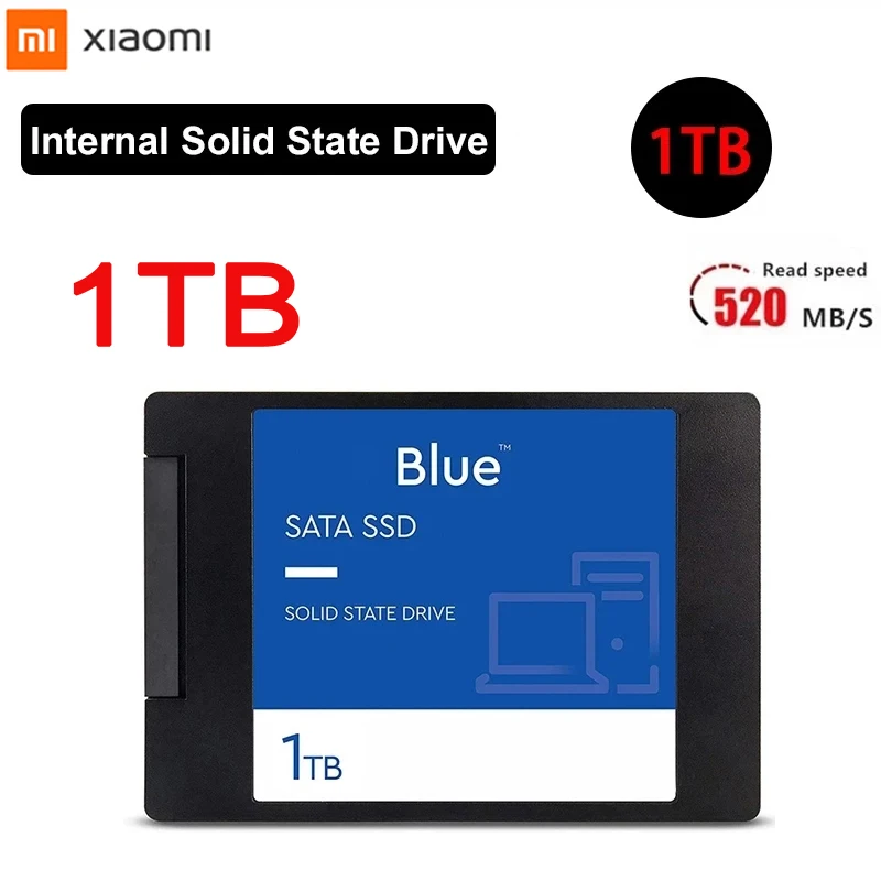 

1TB SSD Solid State Drive SATA3.0 3D High Speed Read Write External Mobile Solid State Drive MSATA Interface Capacity Expander