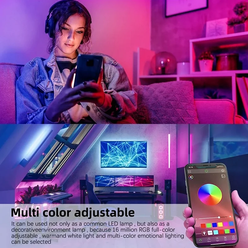 Светодиодная пузырьковая лампа Smart Life RGBCW 85-265 В Wi-Fi Bluetooth