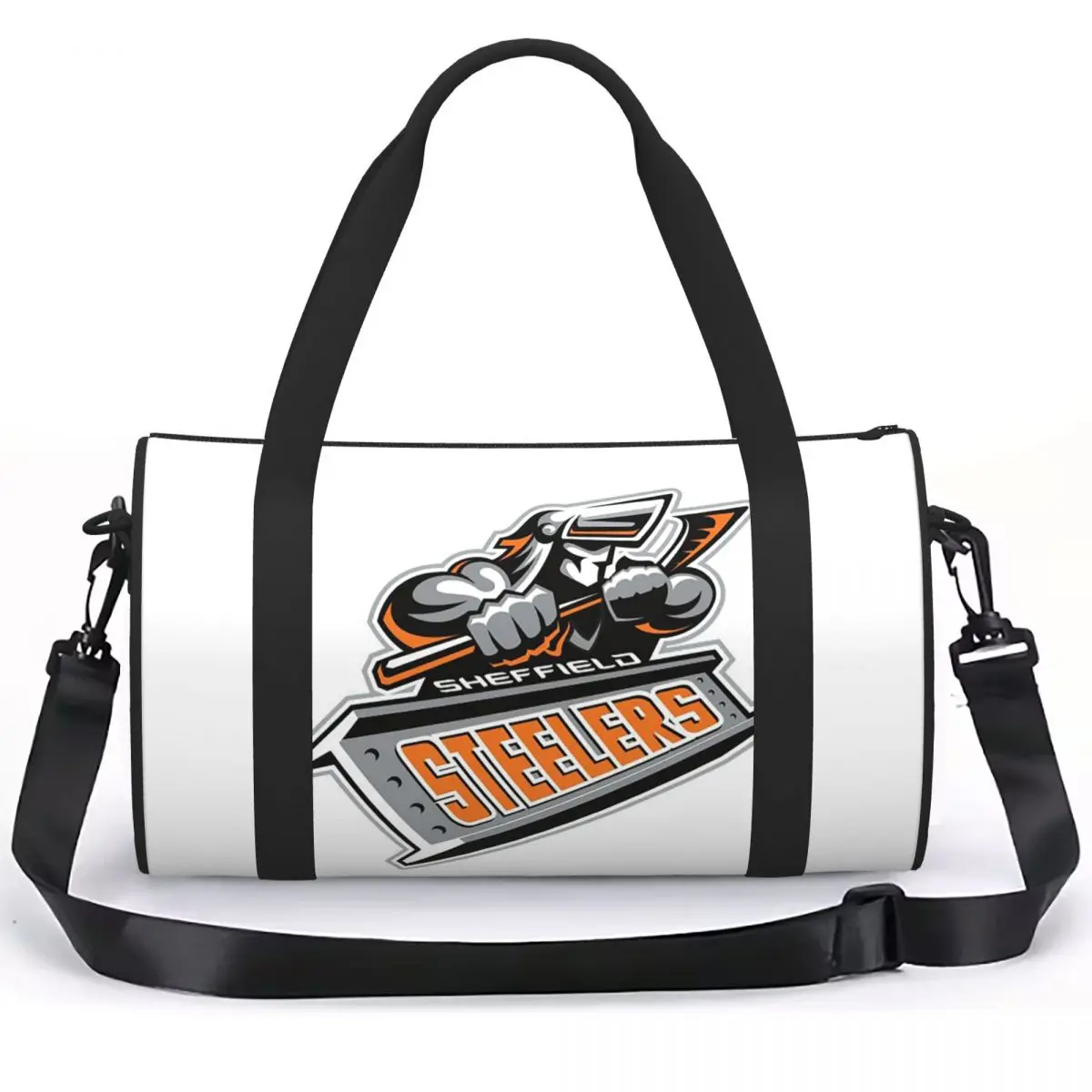 Фото Сумка для багажа Sheffield Steelers, большая вместительная сумка-тоут, сумки для спортзала, сумка для фитнеса для мальчиков и девочек №1