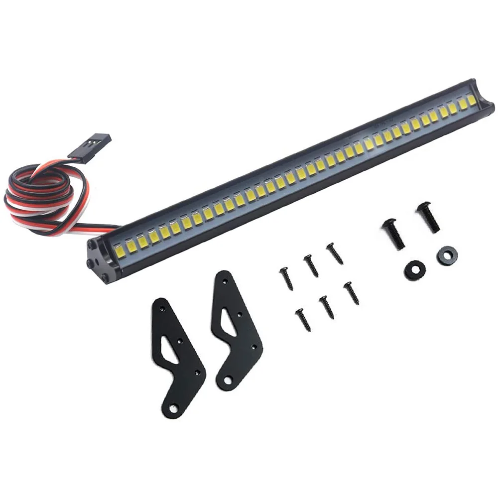 

Super Bright 36 LED 150MM Light Bar Roof Lamp Lights for 1/10 RC Crawler Car Axial SCX10 90046 Wrangler Body