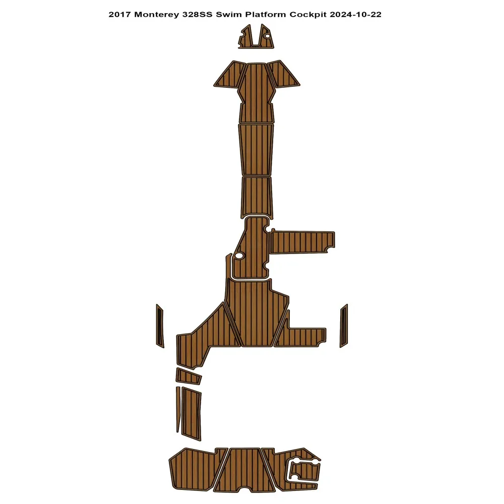 2017 Monterey 328SS платформа для плавания лодка в кабине искусственный напольный коврик