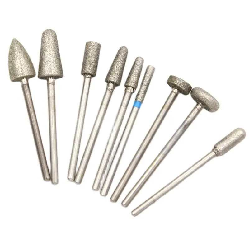 45pcs 2.35mm Dental Diamond Grinding Bur Drill For Dental Diamond Plisher Dental Polishing Burs 2.35mm shank