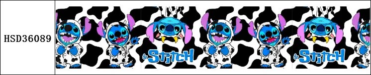 HSDRIBBON Бесплатная доставка 22 мм 38 50 75 печатная лента из серий Лило ститс корсажная