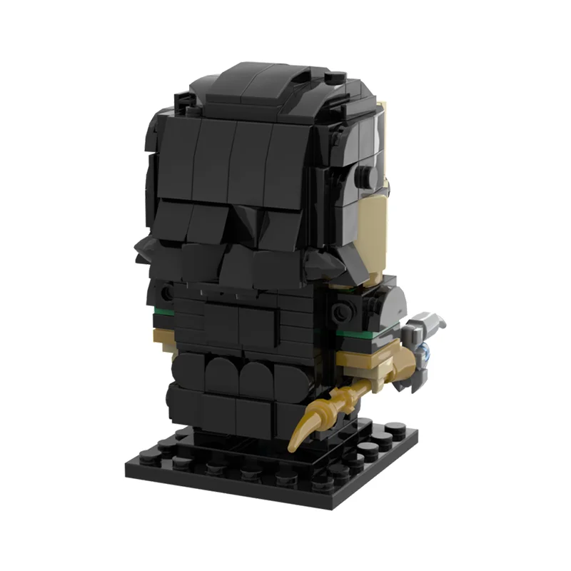 438 деталей MOC Super Heroes Marvelal Супергерой Локи BrickHeadz Модель Строительных Блоков Рождественский Подарок Игрушки Сборная Модель для Декорации (art.: 3920dd01a8a49) - 3920dd01a8a49