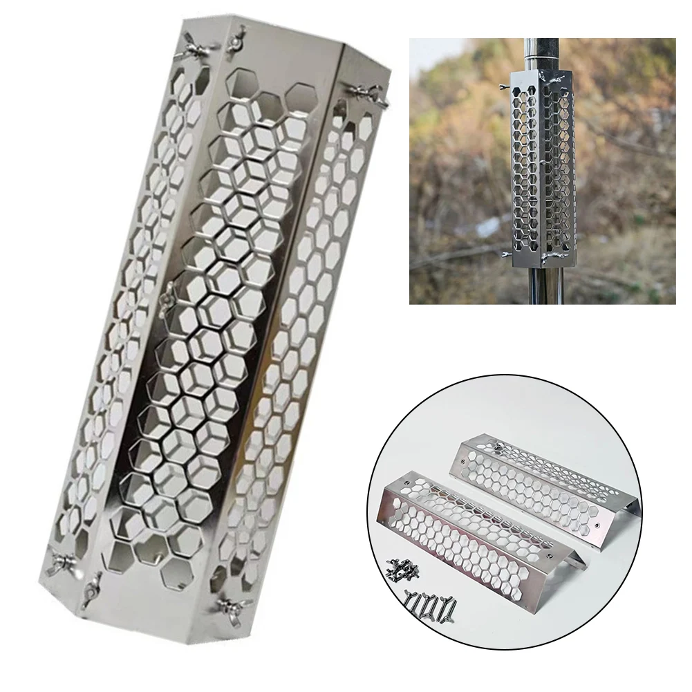 Серебряная огнестойкая трубная розетка для кемпинга дровяная печь крышка