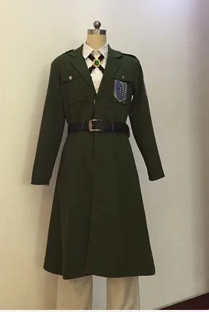 Костюмы для косплея по аниме Attack on Titan: Эрен, Микаса, Ханги, Фалько. Карнавальная форма для Хэллоуина, на заказ. (art.: 3920db6adfebe) - 3920db6adfebe