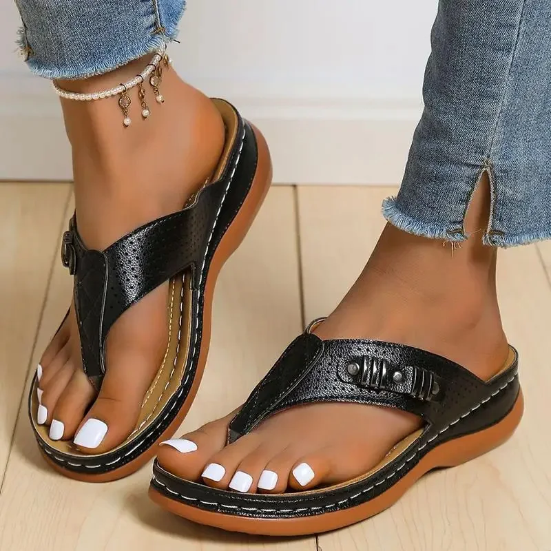 

Women Sandals 2023 New Summer Sandals Shoes For Women Flip Flops Outdoor Low Heels Slippers Beach Footwear Summer Zapatos Mujer