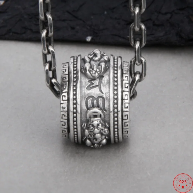 Женский и мужской кулон из серебра 925 пробы