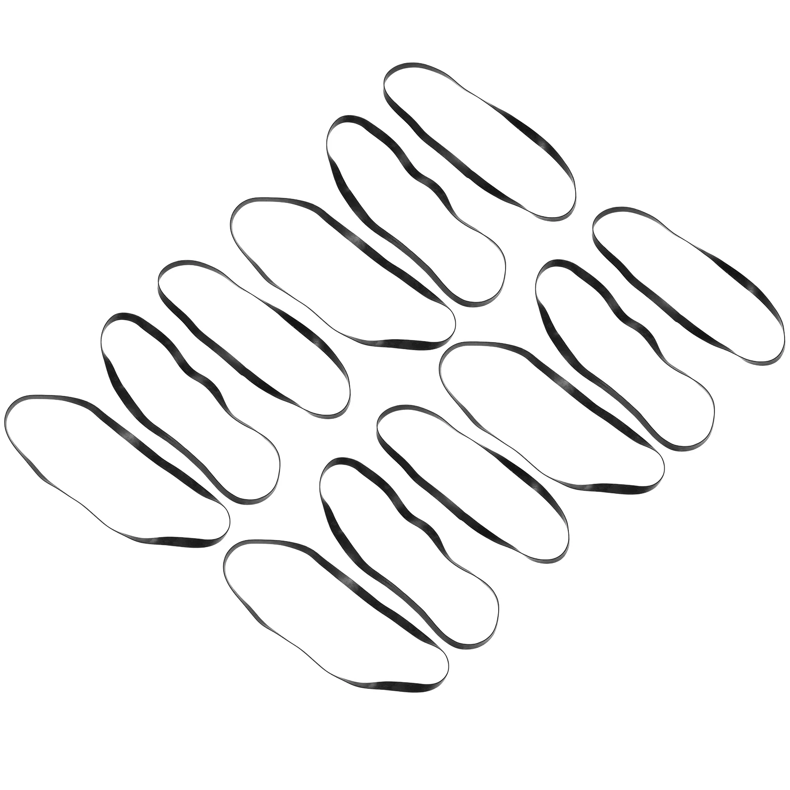 

40pcs Cassette Machine Belt Cassette Repair Belt Rubber Belt Repair Turntable Belt Recorder Machine Belt Belt for Video Machine