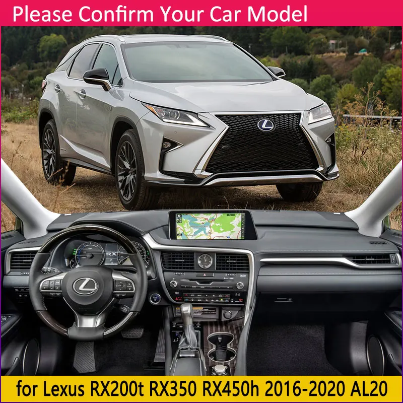 

Для Lexus RX 2004 ~ 2022 RX300 RX330 RX350 RX270 RX200t RX450h 350 Противоскользящий коврик для приборной панели коврик солнцезащитный коврик аксессуары