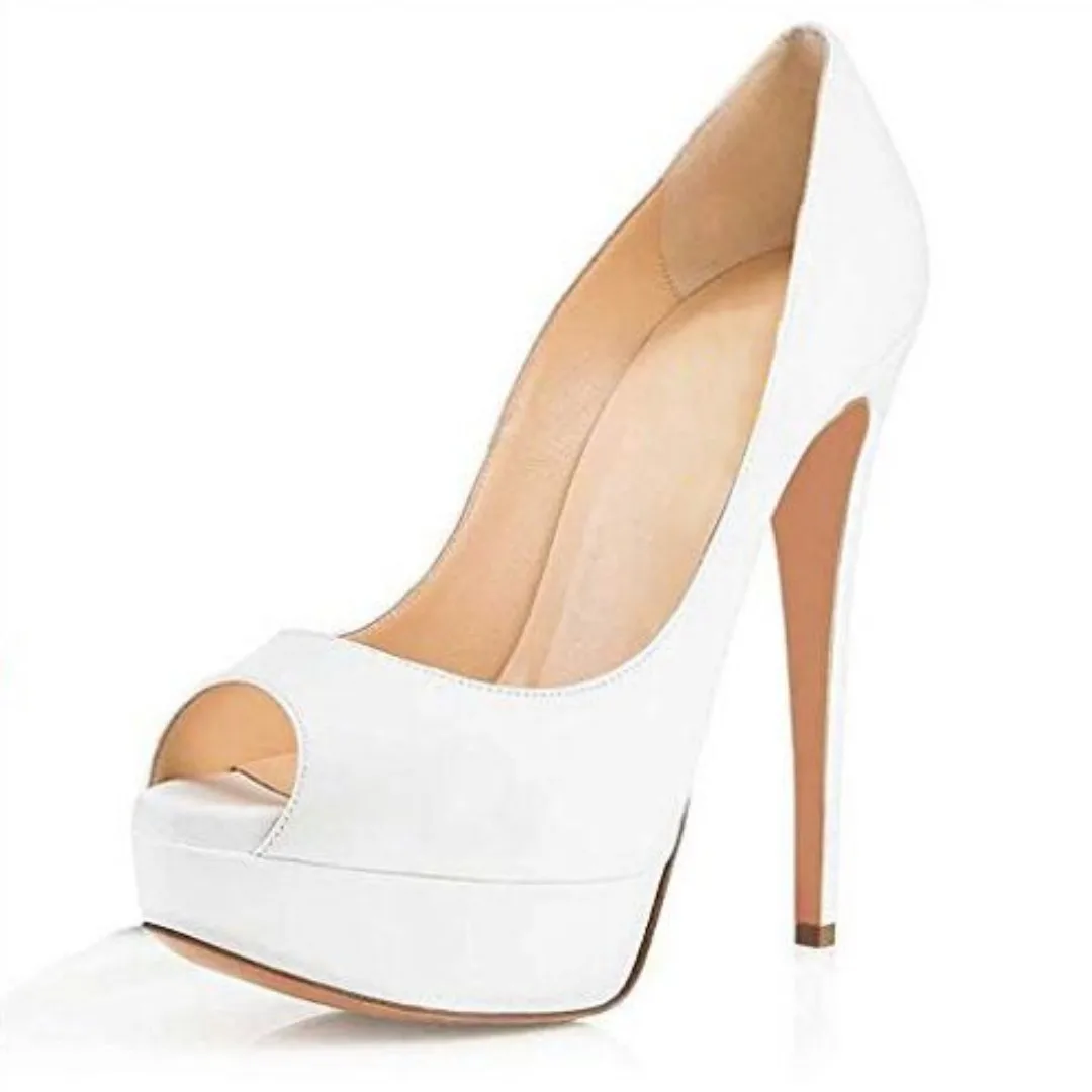 

SHOFOO shoes Fashion women's high heels. About 15cm heel height. Peep toe pumps. Open toed shoes. Fashion show banquet shoes