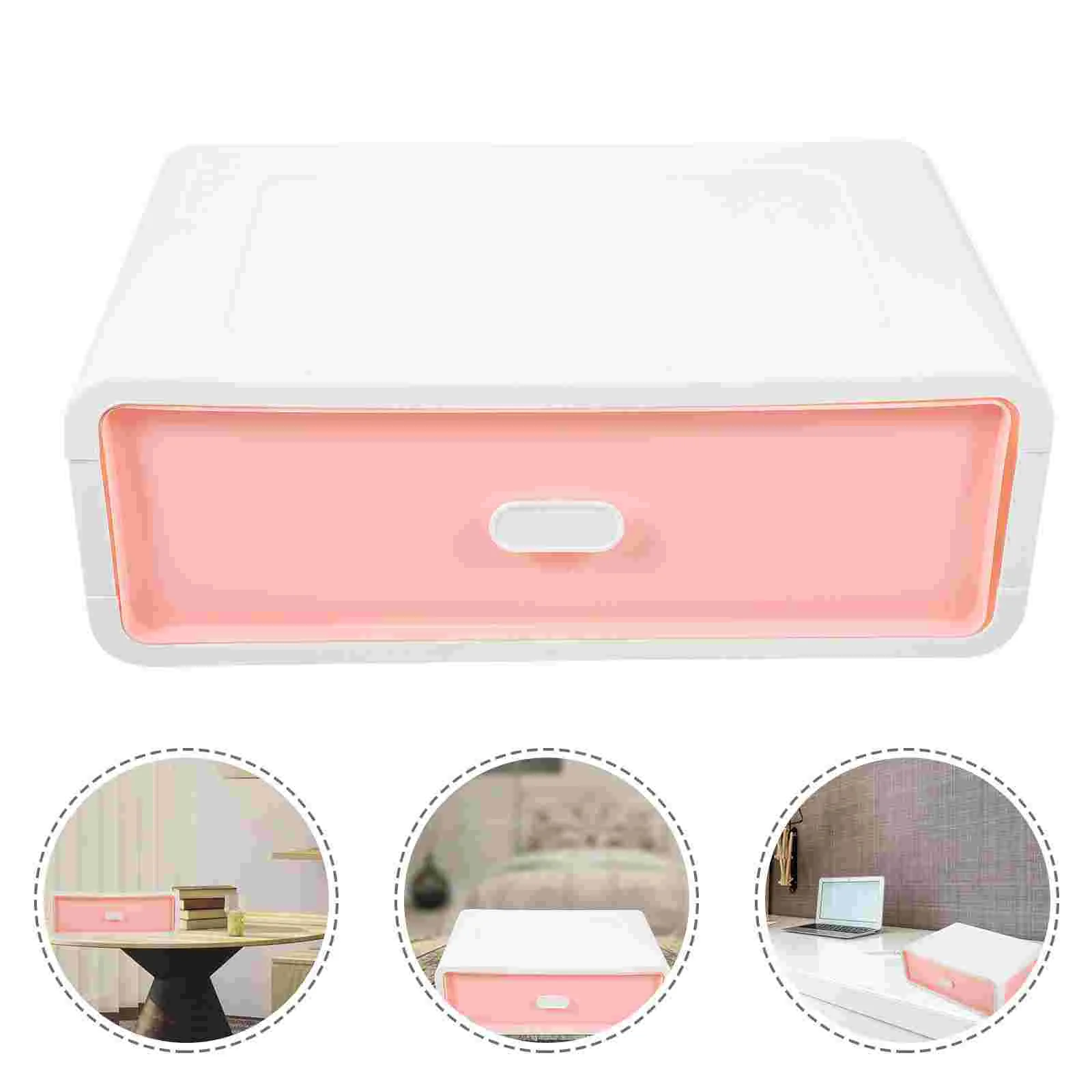 

Drawer Storage Box Plastic Bins Desk Office Cabinet Containers Drawers Organizer Type Case