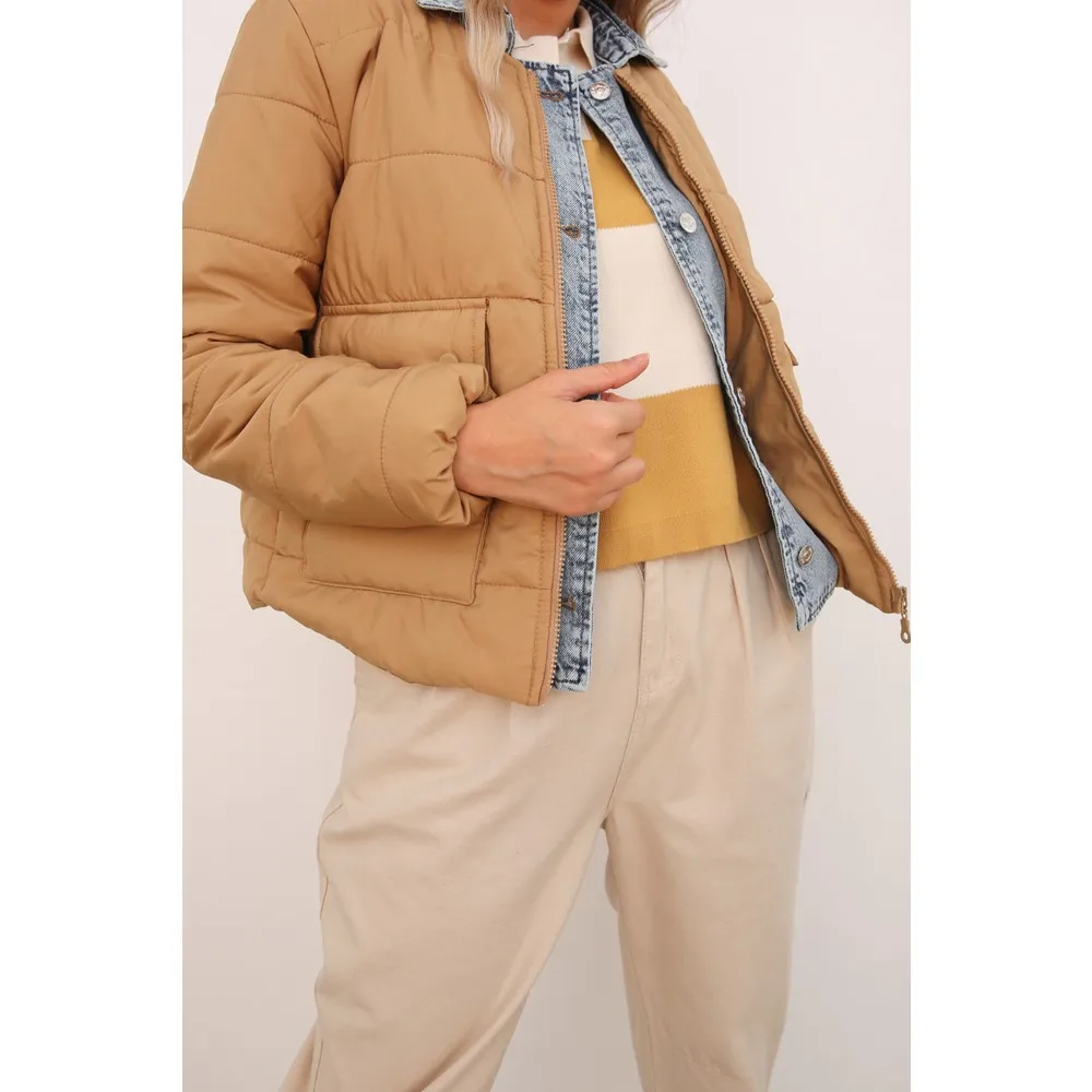 

Джинсовый костюм Dorlie, короткое Надувное пальто