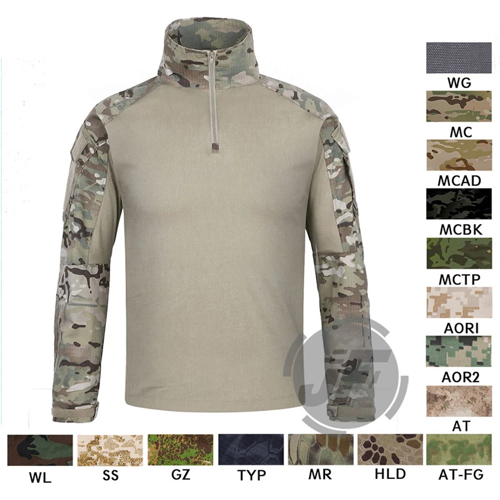 

Emerson BDU G3 Combat Shirts CP Style Tactical Battlefield Tops Assault Uniform Body Armor Apparel Woodland Multicam