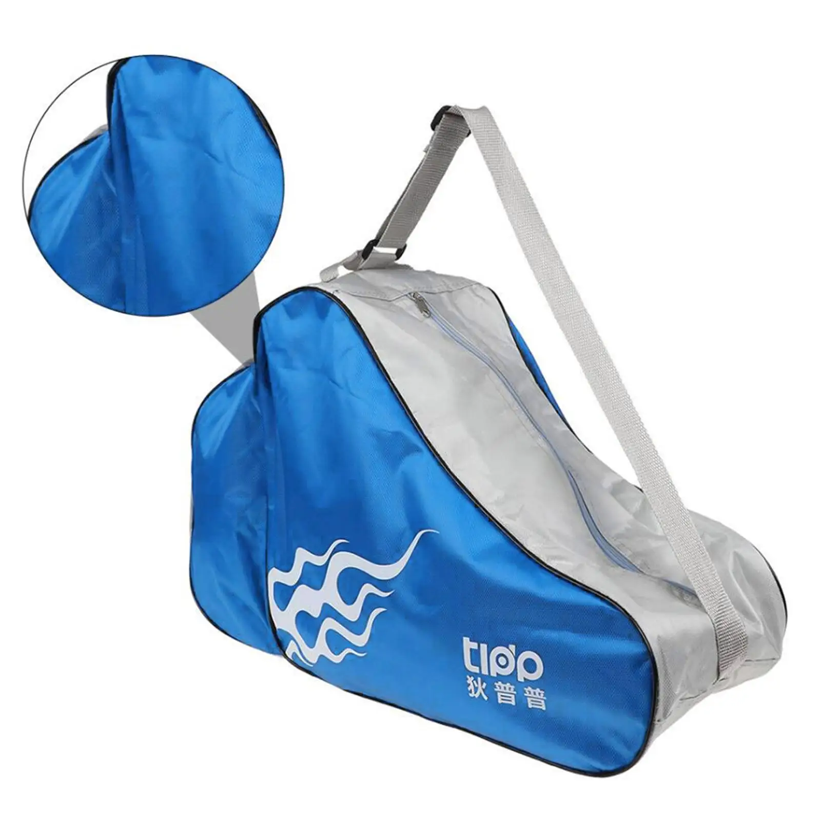 

Roller Skating Bag Oxford Cloth Waterproof Handbag Backpack Shoulder Bag