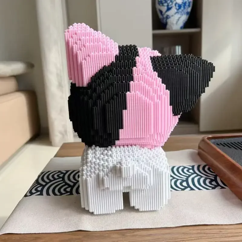 Милые животные колбаса щенок головоломка сборка строительный блок игрушка