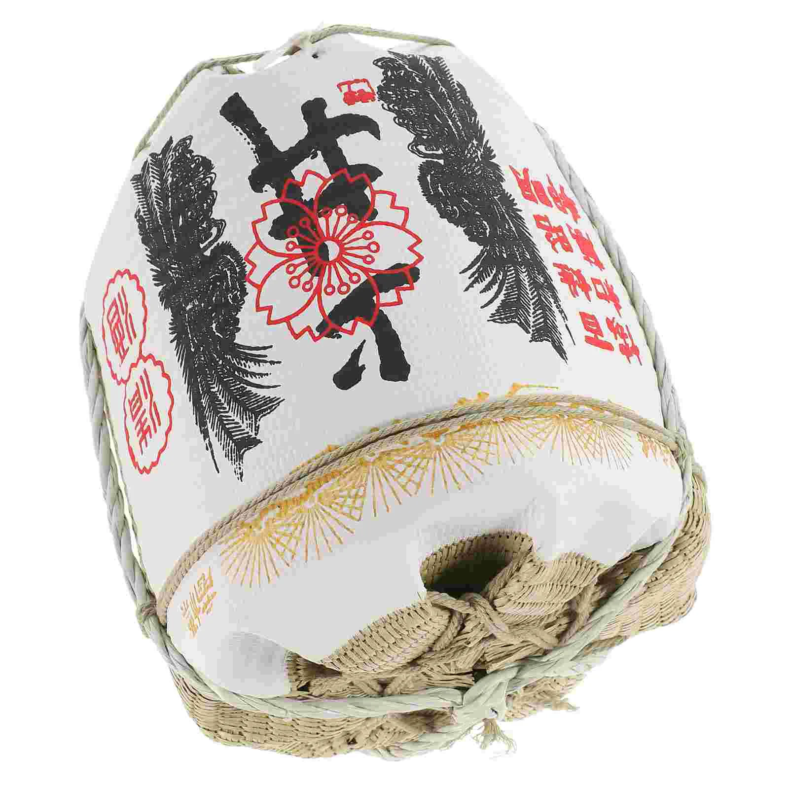 Японская бочка саке украшение из пенопласта модели виски стильные декоративные